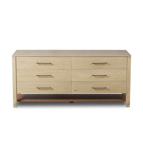 Blake 6 Drawer Dresser - Washed Ash