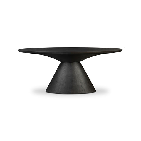 Uma Dining Table - Smoked Black Veneer
