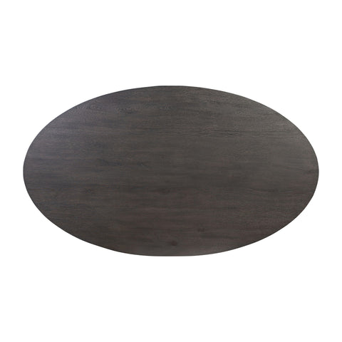 Uma Dining Table - Smoked Black Veneer