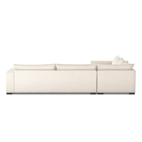 Grant 3 Piece Sectional With Arms 134"- Ashby Oatmeal