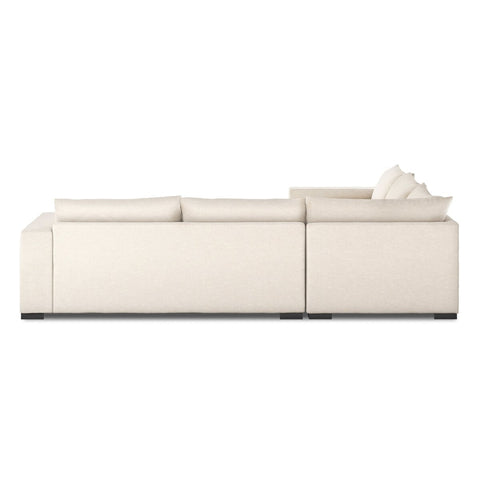 Grant 3 Piece Sectional With Arms 114"- Ashby Oatmeal