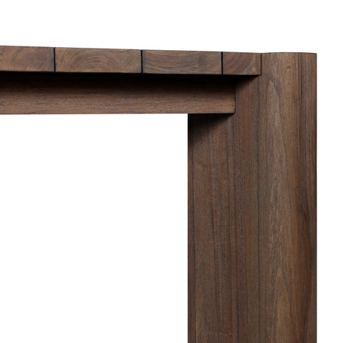 Soho Outdoor Dining Table - Stained Saddle Brow - 86"