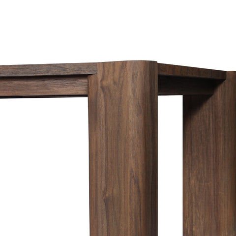 Soho Outdoor Dining Table - Stained Saddle Brow - 86"