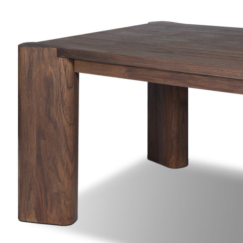 Soho Outdoor Dining Table - Stained Saddle Brow - 86"