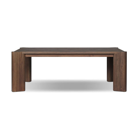 Soho Outdoor Dining Table - Stained Saddle Brow - 86"