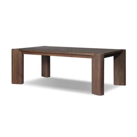 Soho Outdoor Dining Table - Stained Saddle Brow - 86"