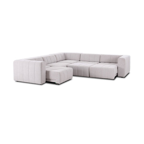 Langham Power Recliner 5Pc Sectional - Napa Sandstone