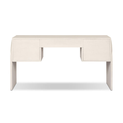 Cressida Desk - Ivory Painted Linen