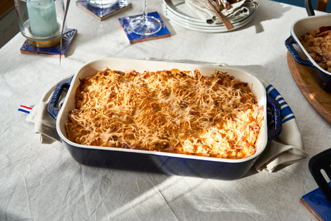 Ceramics - 13" X 9" Rectangular Baking Dish - Dark Blue