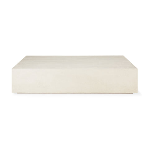 Elements Coffee Table - Rectangular - Off White