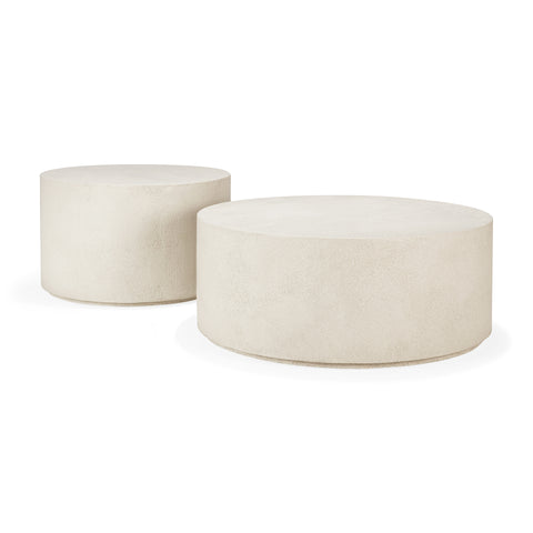 Elements Coffee Table - 23.5" - Round - Off White