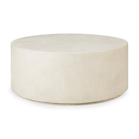 Elements Coffee Table -31.5" - Round - Off White