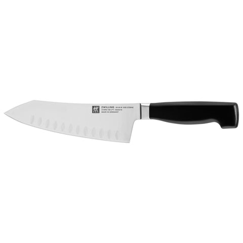 Four Star - 7" Hollow Edge Rocking Santoku Knife