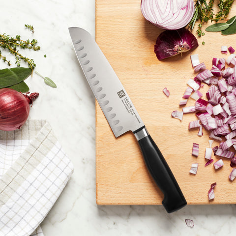 Four Star - 7" Hollow Edge Santoku Knife