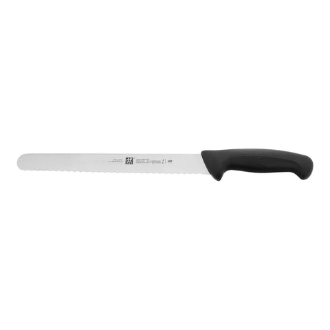 TWIN Master - 9.5" Serrated Slicer - Black Handle