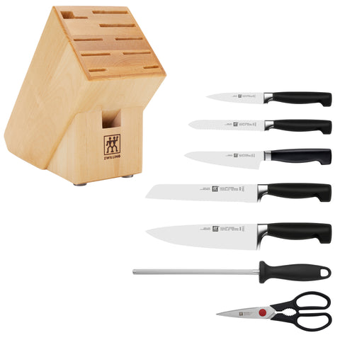 Four Star - 8pc Knife Block Set - Natural