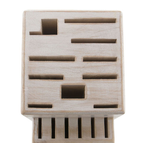 Storage - TWIN Rustic White 16-slot Block