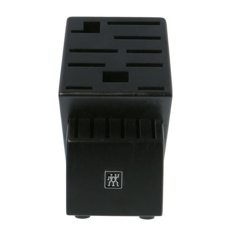 Storage - TWIN Rubberwood Black 16-slot Block