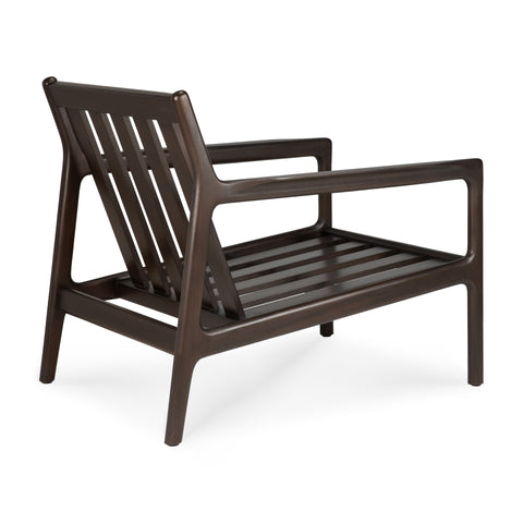 Jack Lounge Chair Frame - Mahogany Dark Brown
