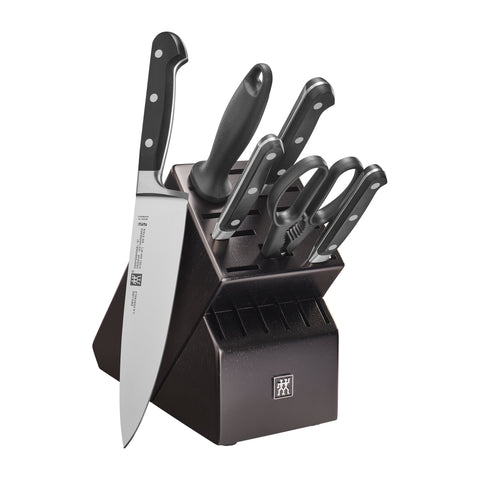 Professional "S" - 7pc Knife Block Set - Black