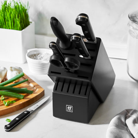 Professional "S" - 7pc Knife Block Set - Black