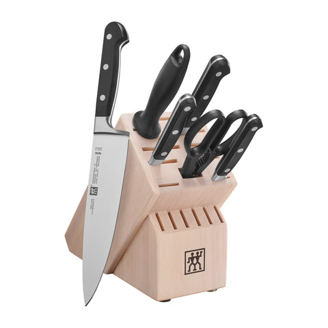 Professional "S" - 7pc Knife Block Set - Solid White