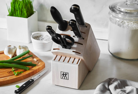 Professional "S" - 10pc Rubberwood Block Set - Solid White