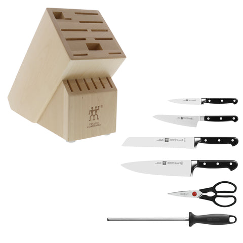 Professional "S" - 7pc Knife Block Set - Natural