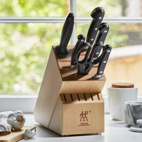 Professional "S" - 7pc Knife Block Set - Natural