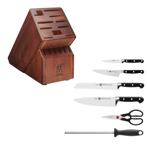 Professional "S" - 7pc Knife Block Set - Acacia