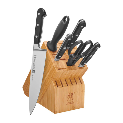 Professional "S" - 7pc KNife Block Set - Bamboo