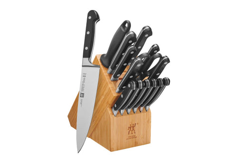 Professional "S" - 16pc Knife Block Set - Bamboo