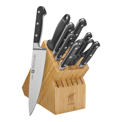 Professional "S" - 10pc Knife Block Set - Bamboo