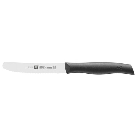TWIN Grip - 4.5"  Serrated Utility Knife Black