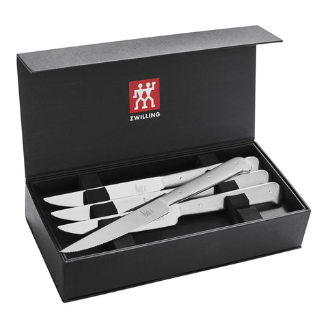 Steak Sets - 18 Pc Porterhouse Steak Knife Set in Black Presentation Box