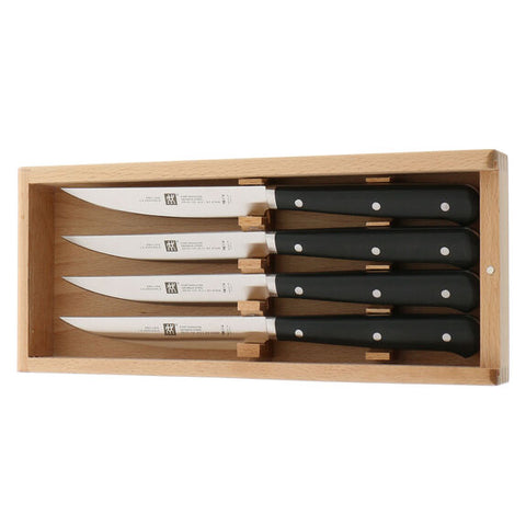 Steak Sets - Porterhouse 4pc Steak Knife Set in Beechwood Box
