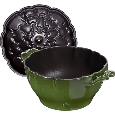 Cast Iron - Specialty Shaped Dutch Ovens - 3-qt Artichoke Dutch Oven - Basil