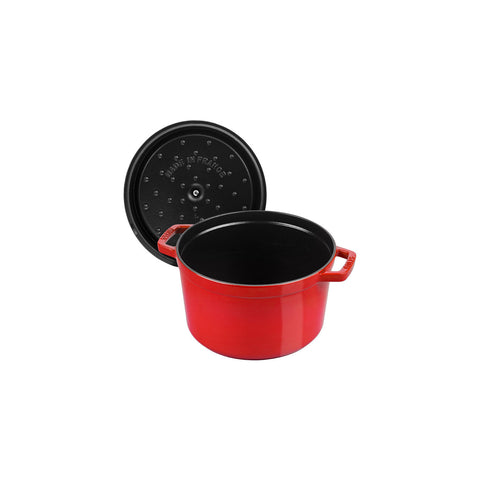 Cast Iron - 5.00-qt Tall Cocotte - Cherry