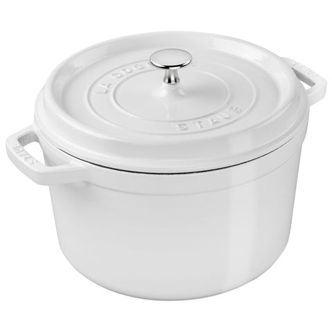 Cast Iron - Tall Dutch Ovens - 5.00-qt Tall Dutch Oven - White