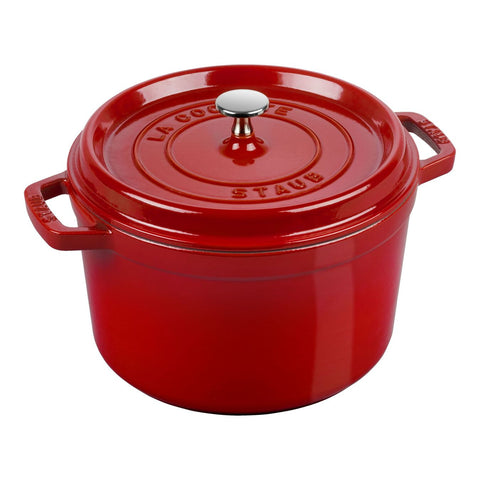 Cast Iron - 5.00-qt Tall Cocotte - Cherry