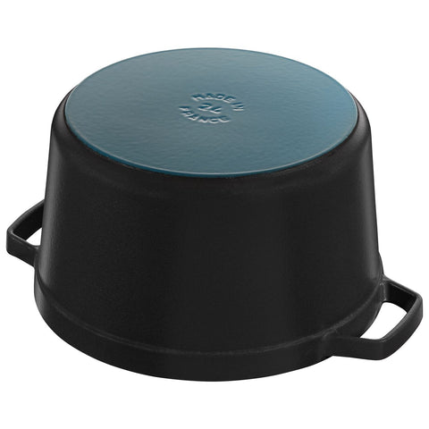Cast Iron - 5.00-qt Tall Cocotte - Matte Black