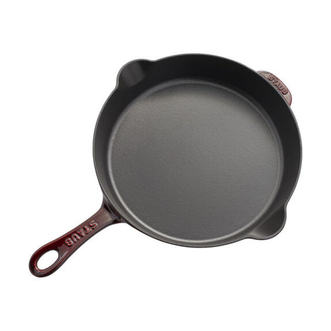 Cast Iron - Fry Pans/ Skillets - 11'' Traditional Deep Skillet - Grenadine