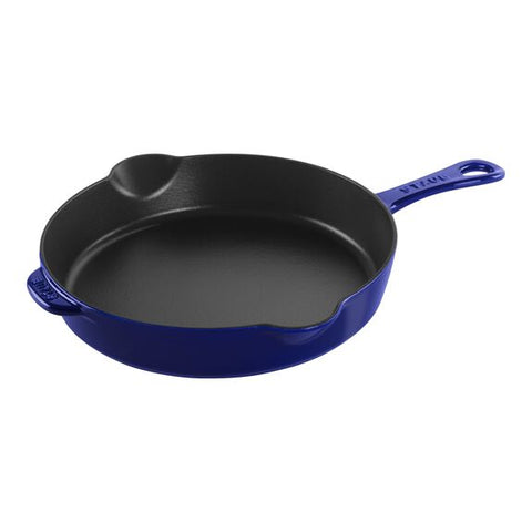 Cast Iron - Fry Pans/ Skillets - 11'' Traditional Deep Skillet - Dark Blue