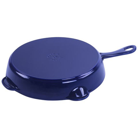 Cast Iron - Fry Pans/ Skillets - 11'' Traditional Deep Skillet - Dark Blue