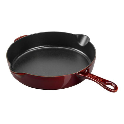 Cast Iron - Fry Pans/ Skillets - 11'' Traditional Deep Skillet - Grenadine