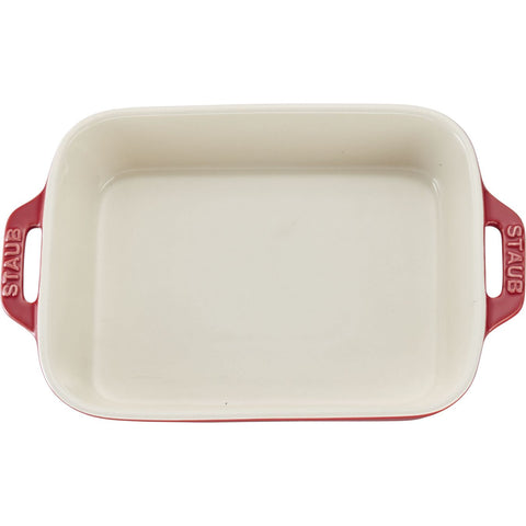 Ceramics - 7.5" X 6" Rectangular Baking Dish - Rustic Red