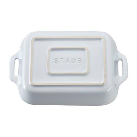 Ceramics - 7.5" X 6" Rectangular Baking Dish - White