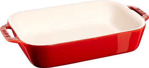 Ceramics - 10.5" X 7.5" Rectangular Baking Dish - Cherry