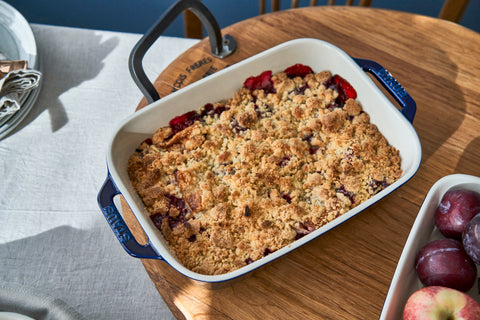 Ceramics - 10.5" X 7.5" Rectangular Baking Dish - Dark Blue