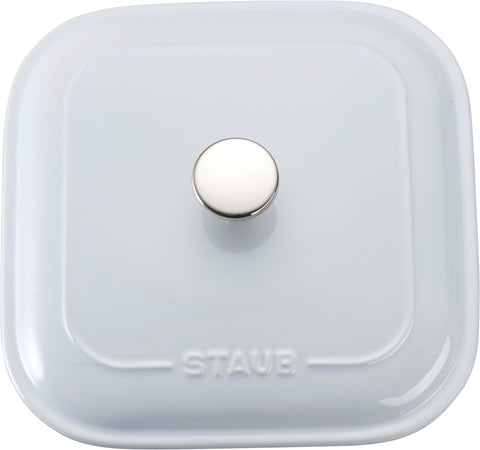 Ceramics - 9" Square Covered Baking Dish - White